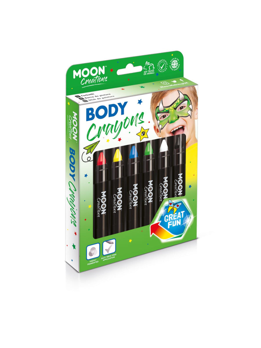 Click to view product details and reviews for Moon Creations Body Crayons Primary Boxset.
