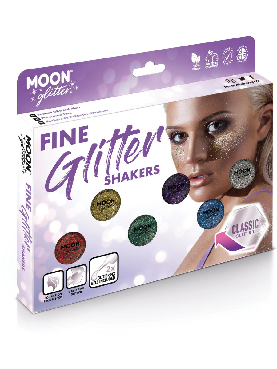 Click to view product details and reviews for Moon Glitter Classic Fine Glitter Shaker Boxset.