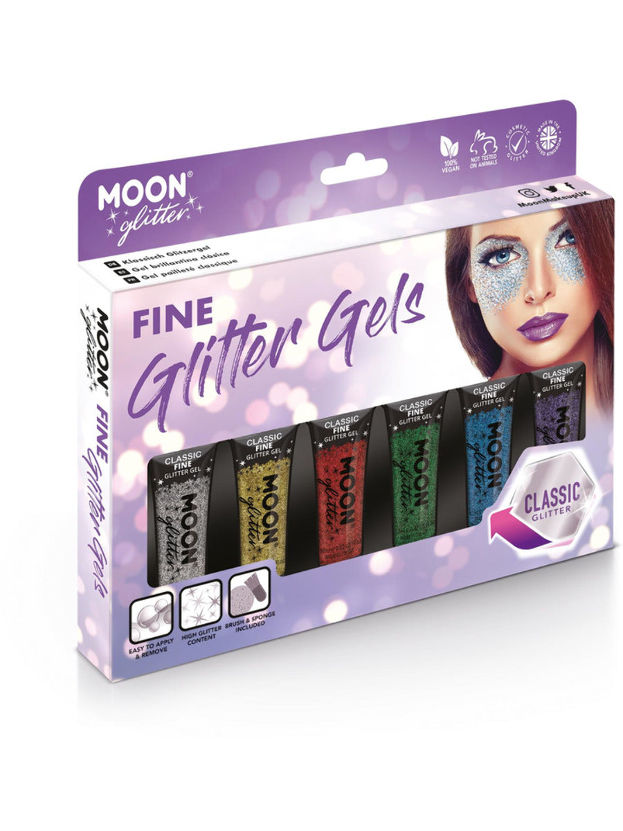 Click to view product details and reviews for Moon Glitter Classic Fine Glitter Gel Boxset.