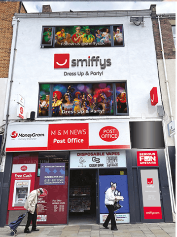 smiffys store - newcastle