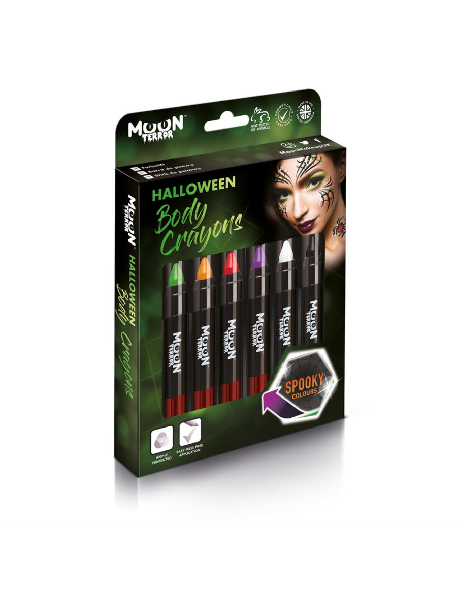 Moon Terror Halloween Body Crayons Boxset