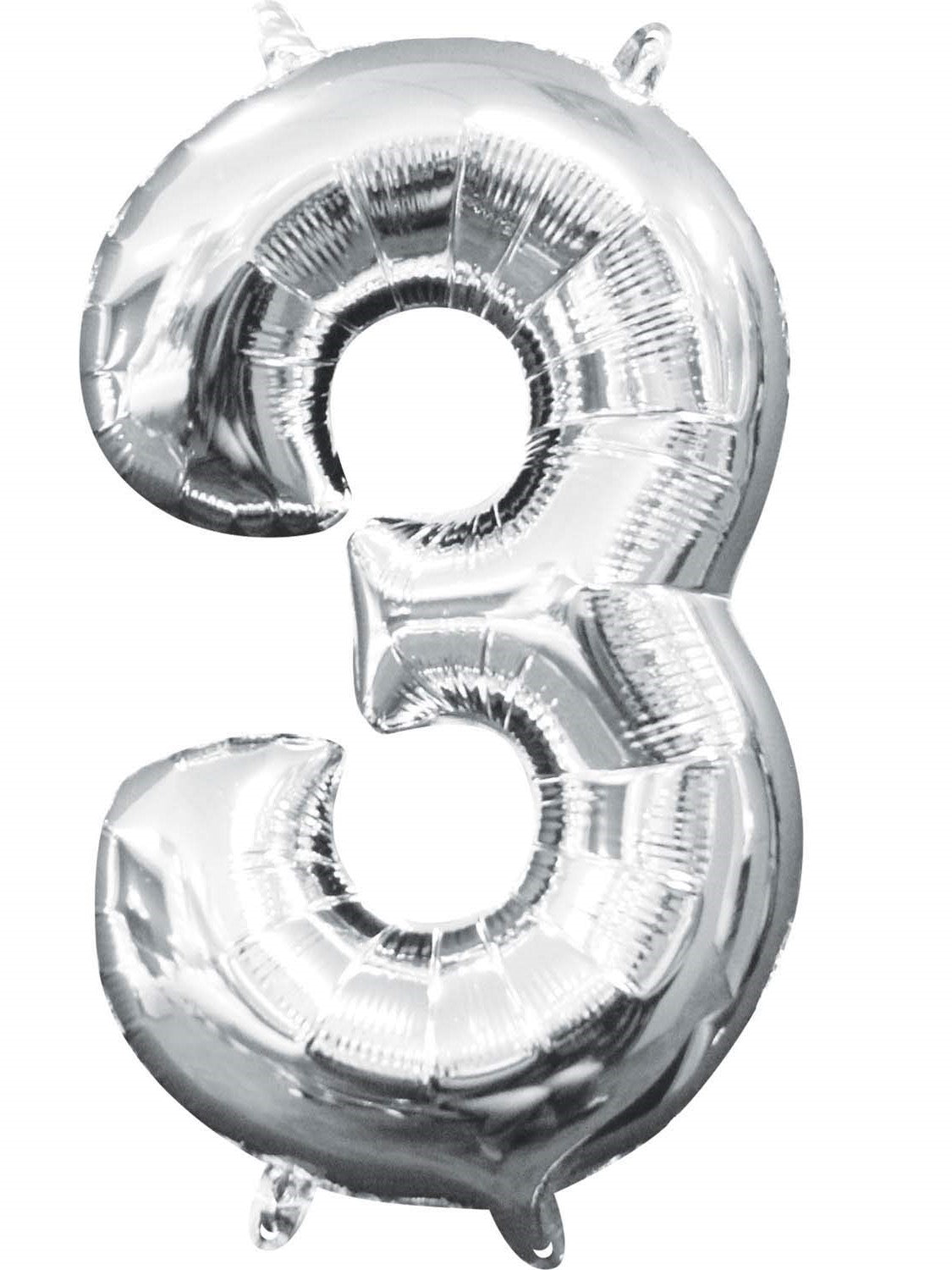 Click to view product details and reviews for Amscan No3 Foil Balloon Silver.