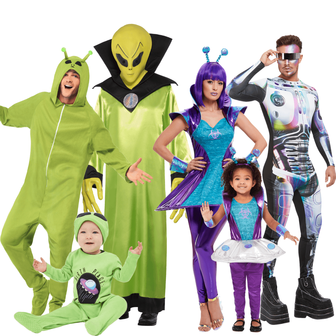 Alien family halloween costume 