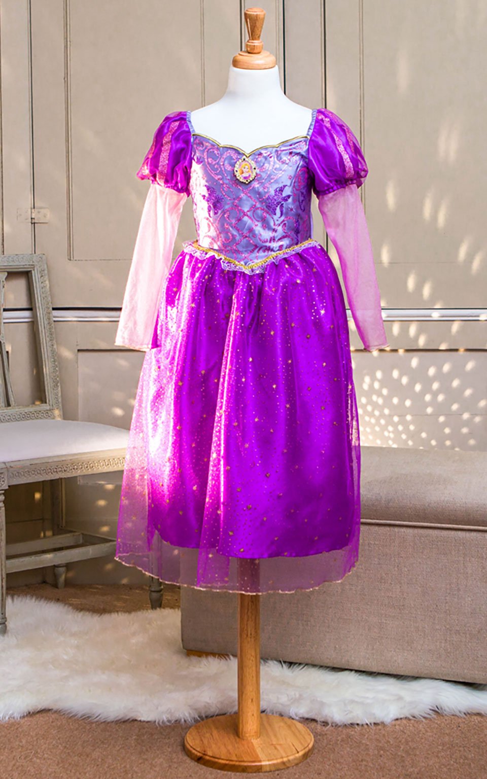 Girls Tangled Rapunzel Costume 7 8 Years