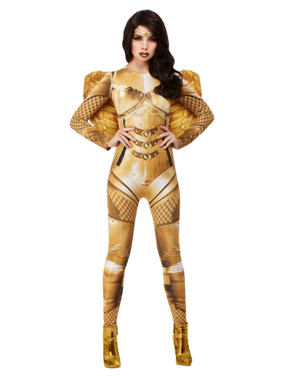 Smiffys Fever Divine Golden Angel Costume Fancy Dress Medium Uk 12 14