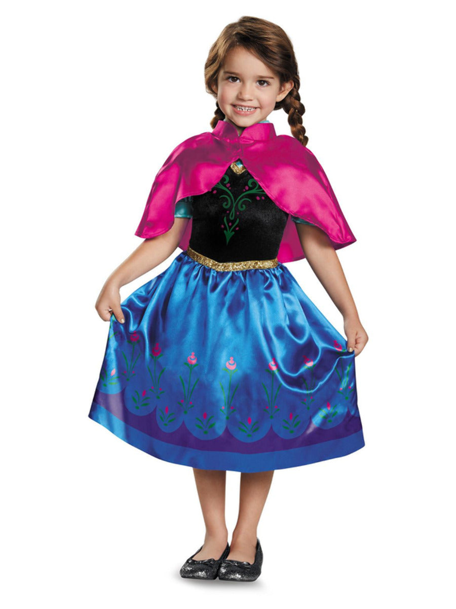 Photos - Fancy Dress Disney Frozen Anna Travelling Classic Costume, 3T-4T