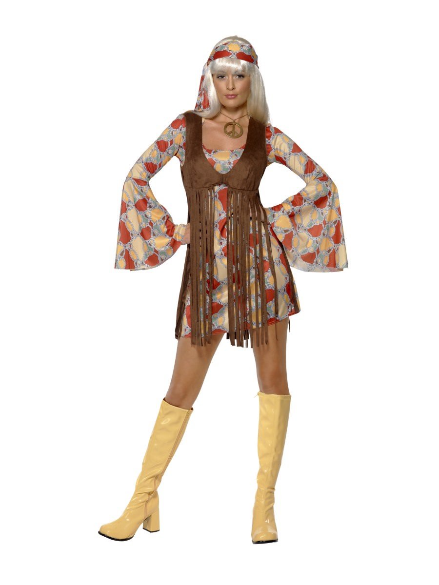 Smiffys 1960s Groovy Baby Fancy Dress Medium Uk 12 14