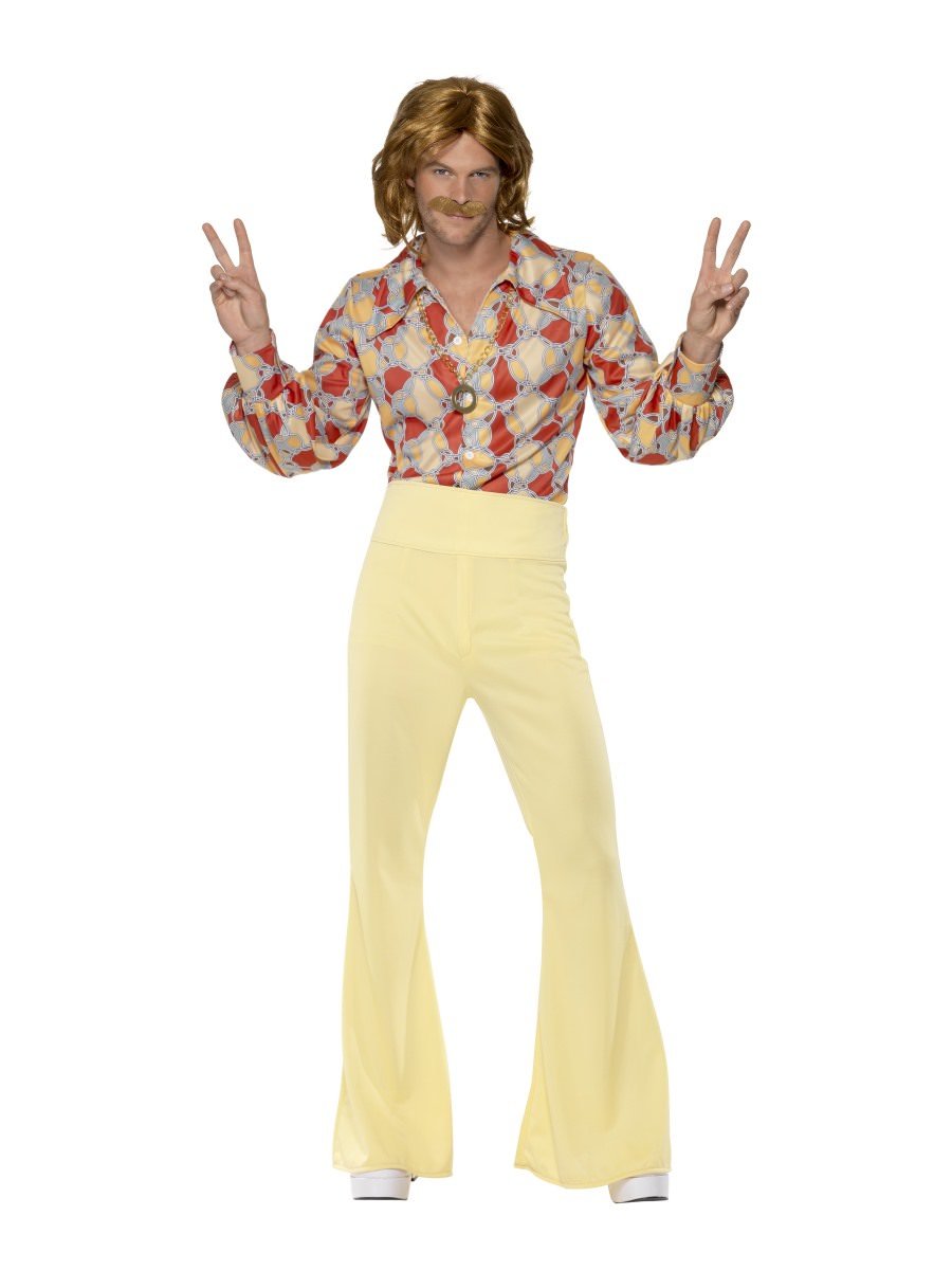 Smiffys 1960s Groovy Guy Costume Fancy Dress Medium Chest 38 40