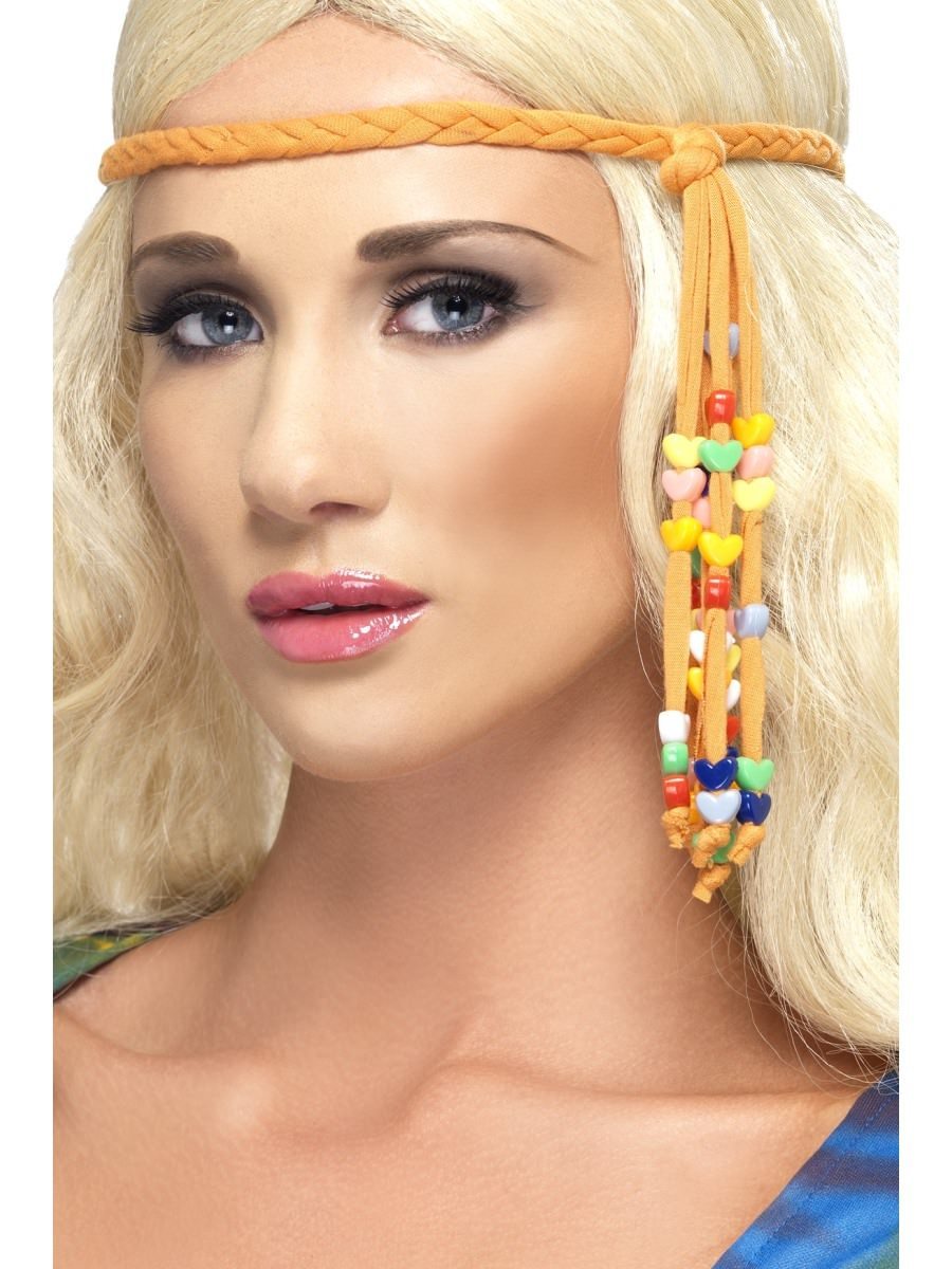 Click to view product details and reviews for Smiffys 1960s Hippie Beaded Headband Fancy Dress.