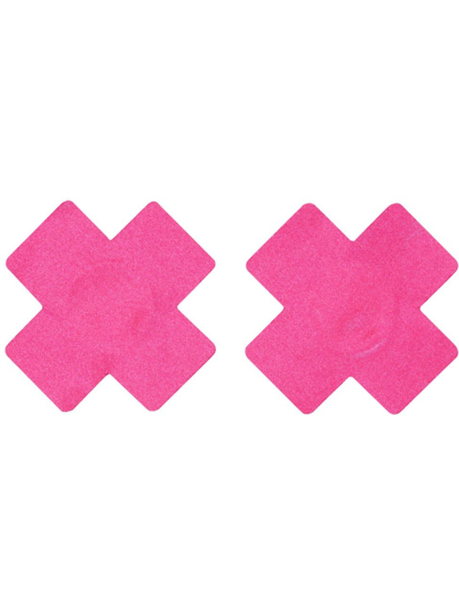 Click to view product details and reviews for Fever Cross Nipple Pasties Pink.