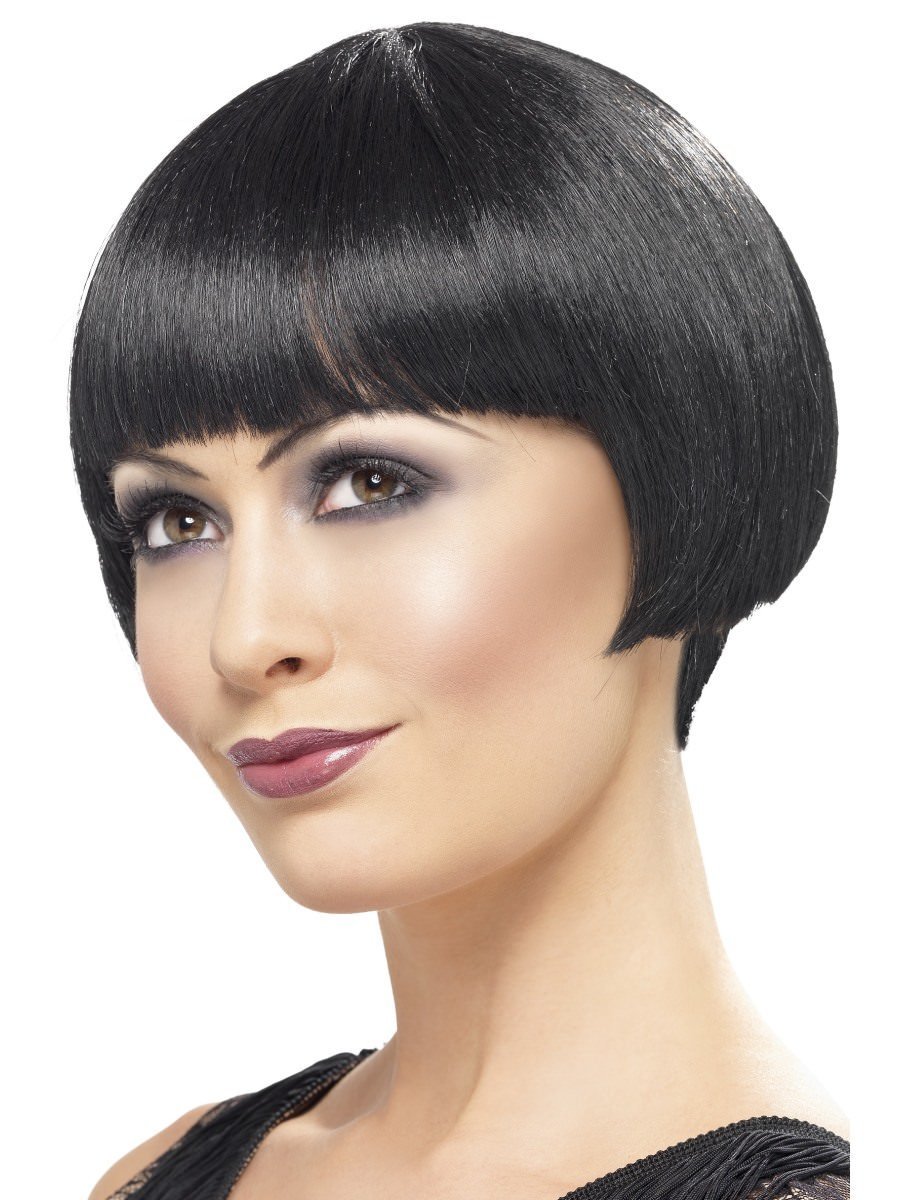 Click to view product details and reviews for Smiffys 20s Flapper Bob Wig Short Black Fancy Dress.