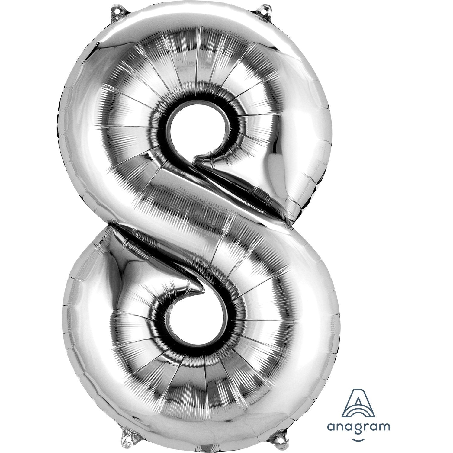 Click to view product details and reviews for Amscan Silver Number 8 Balloon 34 Foil Fancy Dress.