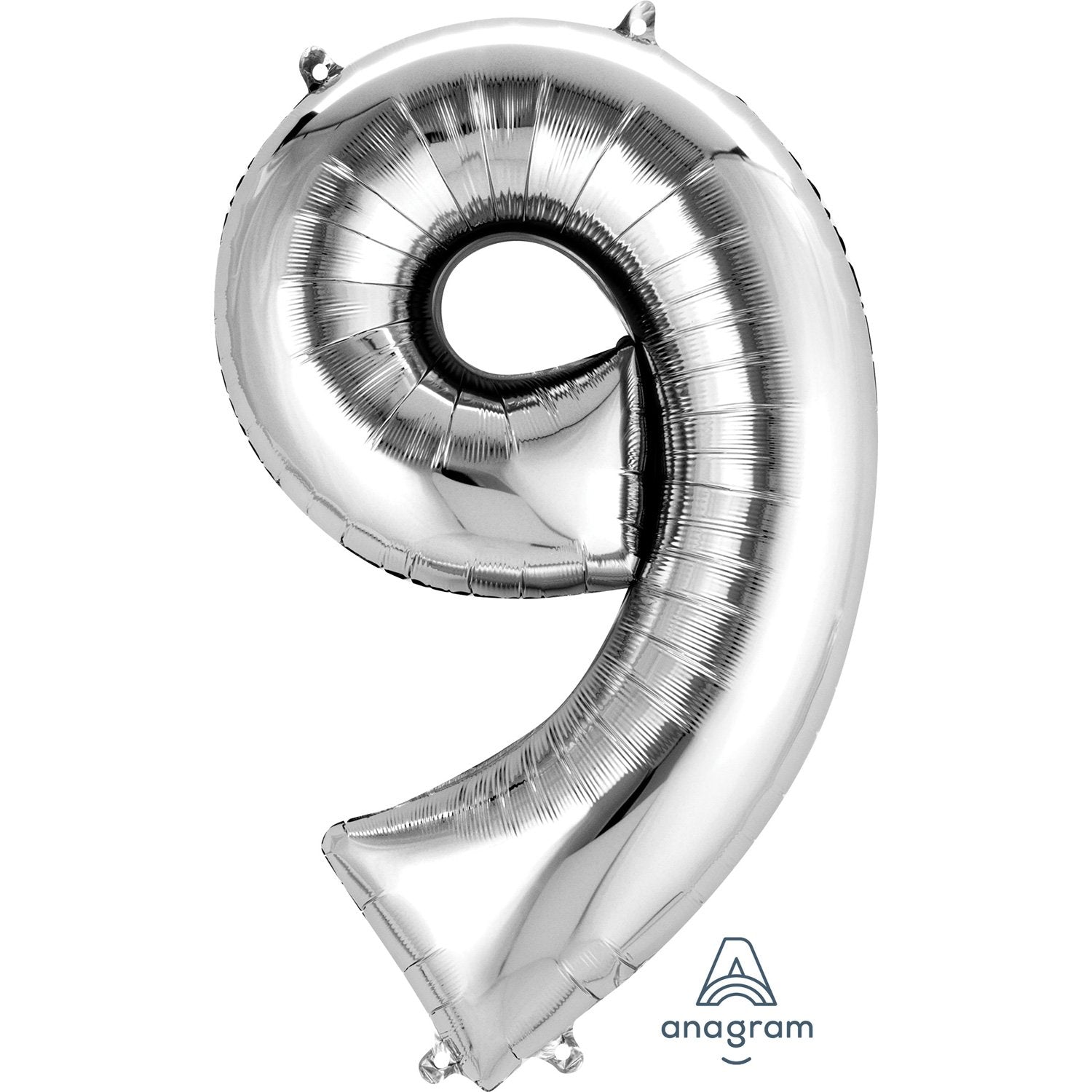 Amscan Silver Number 9 Balloon 34 Foil Fancy Dress