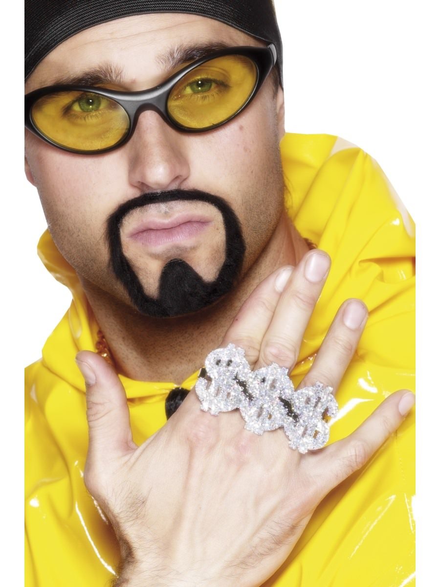 Click to view product details and reviews for Smiffys 3 In 1 Dollar Rapper Ring Fancy Dress.