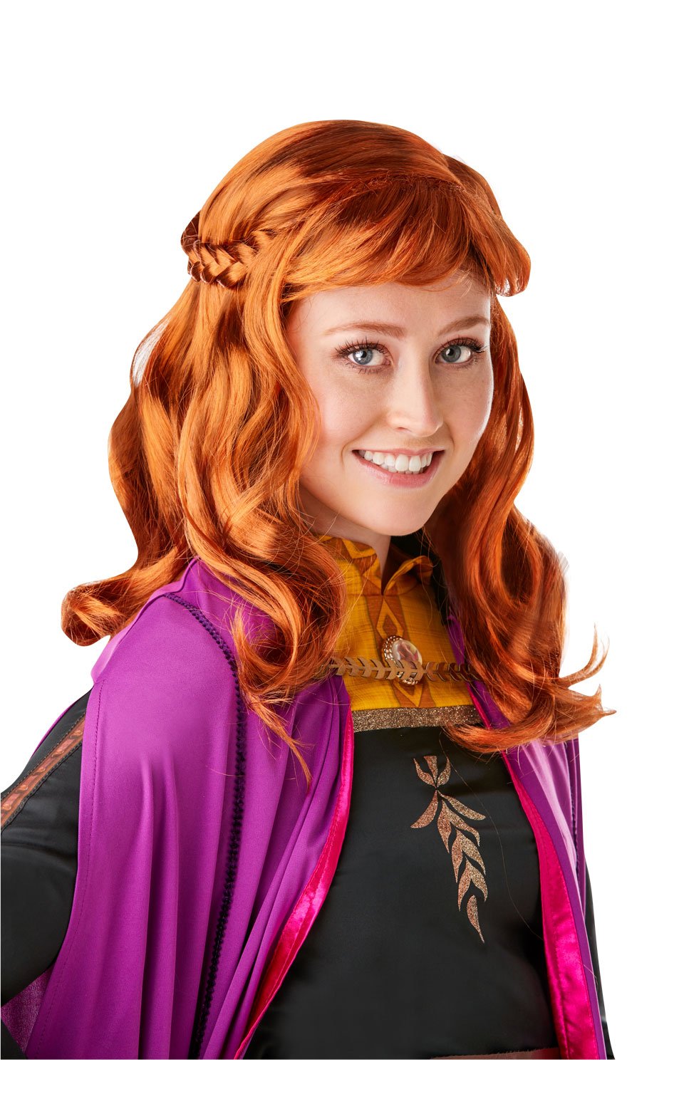 Adult Frozen 2 Anna Wig