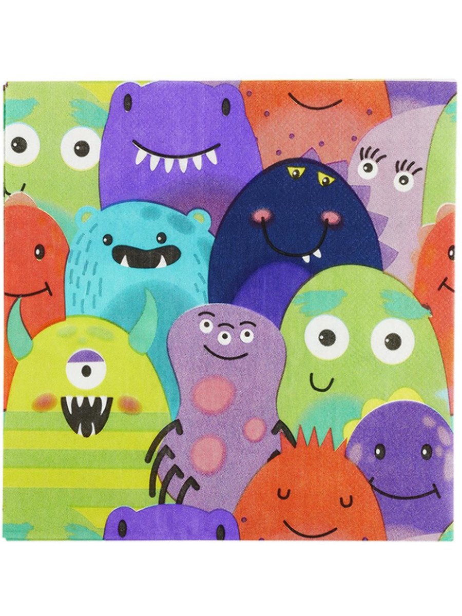 Click to view product details and reviews for Smiffys Halloween Tableware Monster Napkins X8 Fancy Dress.
