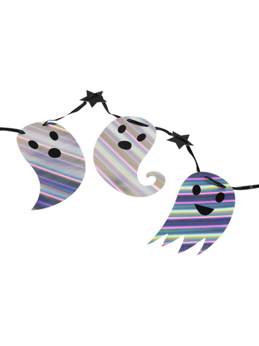 Smiffys Halloween Tableware Ghost Bunting X1 Fancy Dress