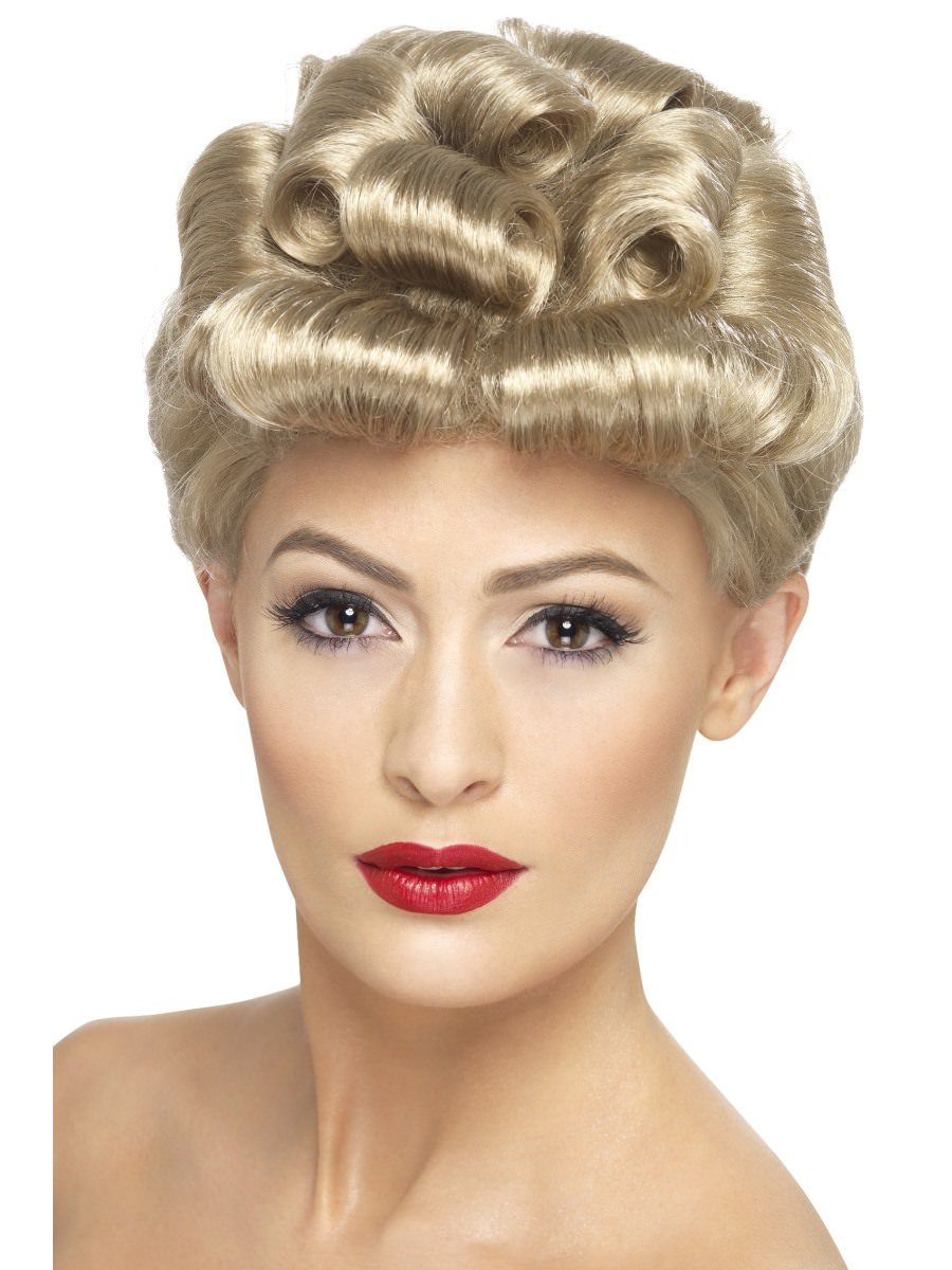 Click to view product details and reviews for Smiffys 40s Vintage Wig Blonde Fancy Dress.