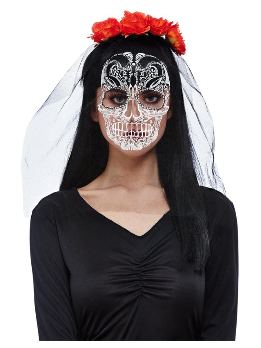 Click to view product details and reviews for Smiffys Womens Day Of The Dead Headband Fancy Dress.