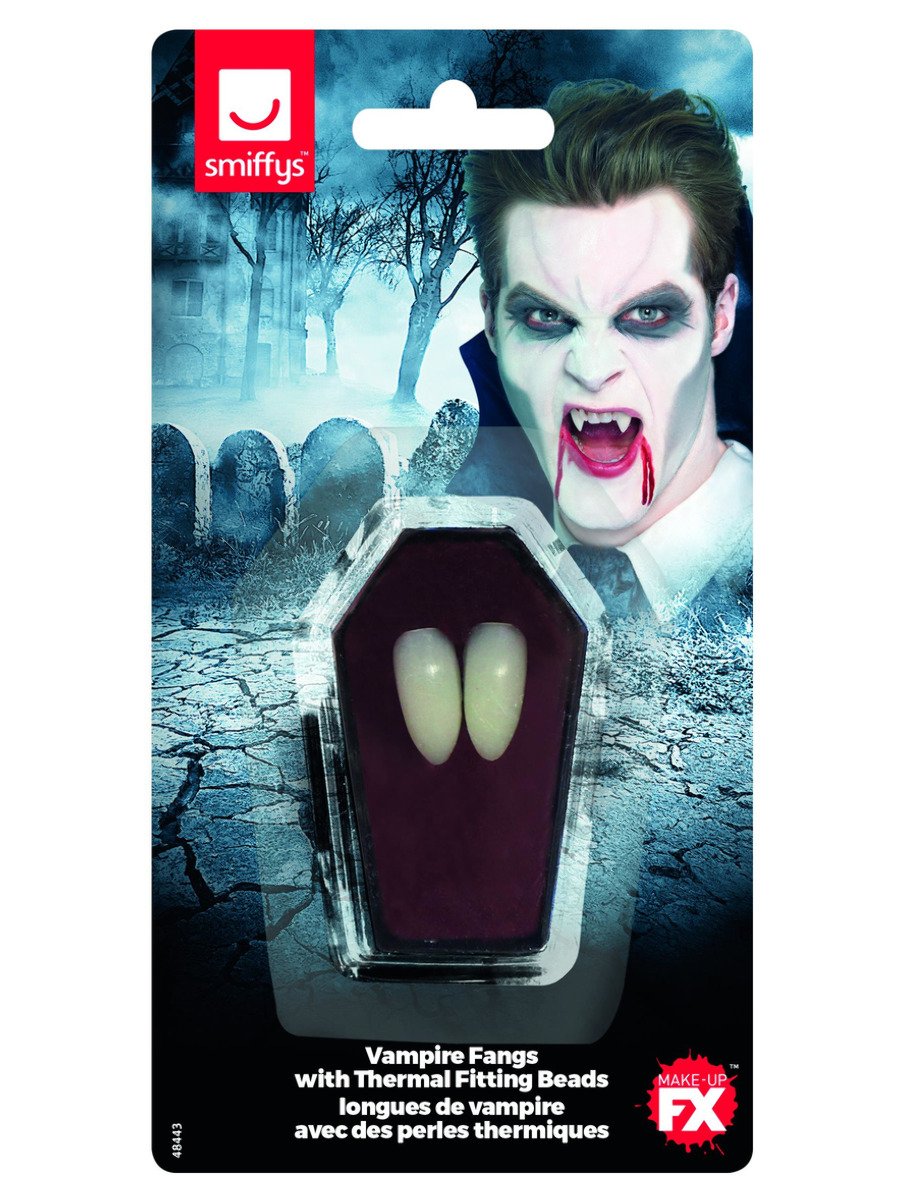 Click to view product details and reviews for Vampire Fangs With Thermal Fitting Beads.