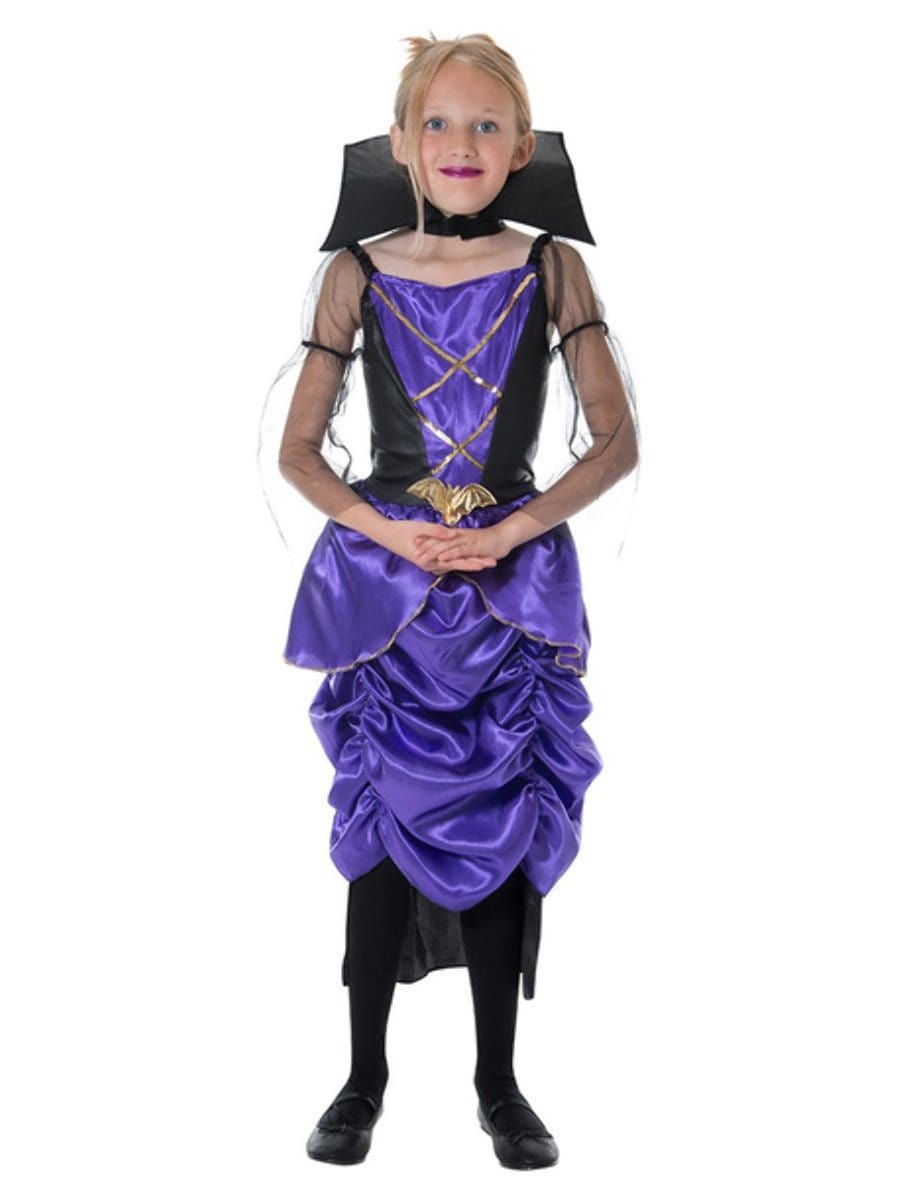 Gothic Purple Vampiress Medium Age 7 9