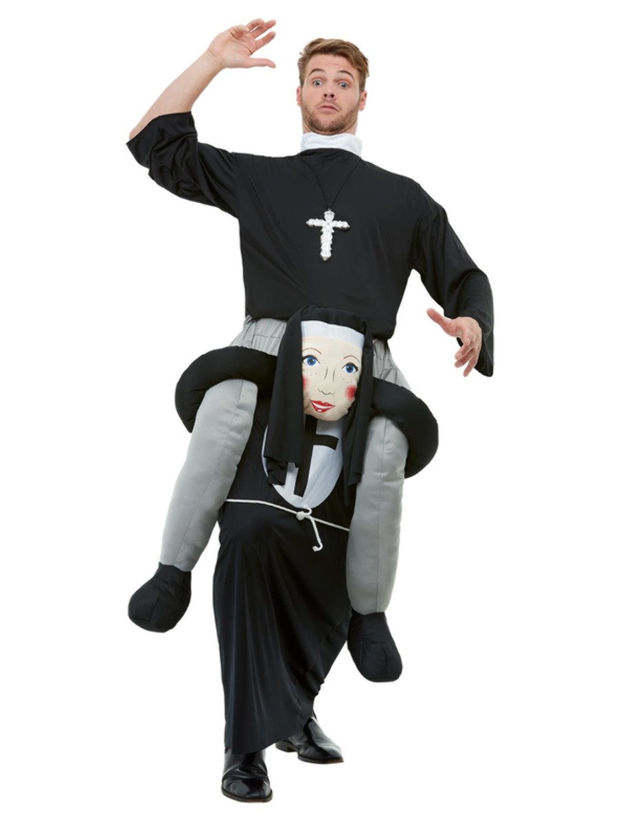 Click to view product details and reviews for Smiffys Piggyback Nun Costume Fancy Dress.