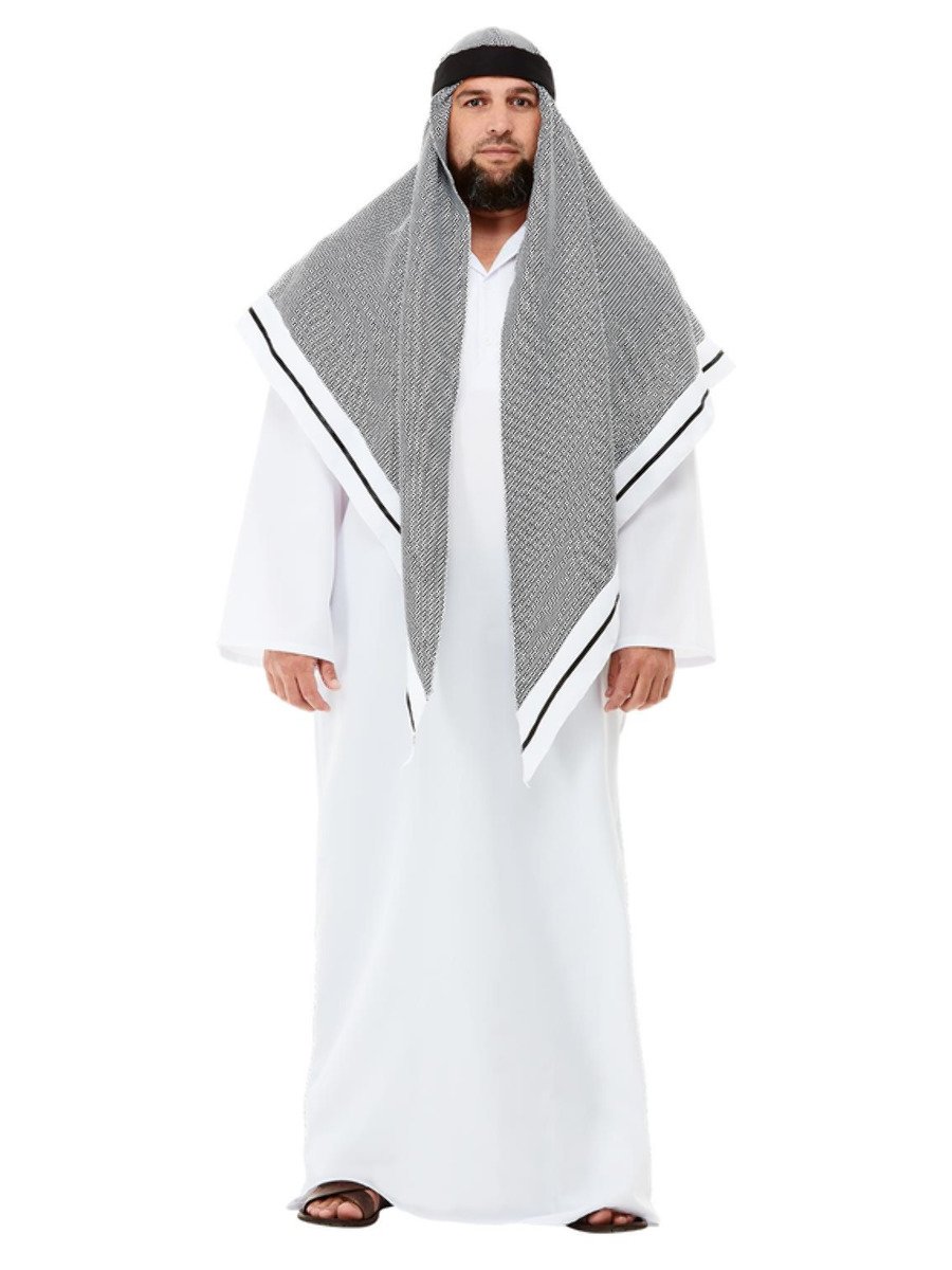 Smiffys Deluxe Fake Sheikh Costume Fancy Dress Large Chest 42 44