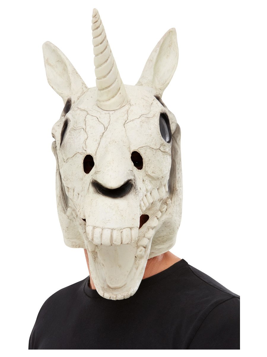 Click to view product details and reviews for Smiffys Unicorn Skull Latex Mask Fancy Dress.