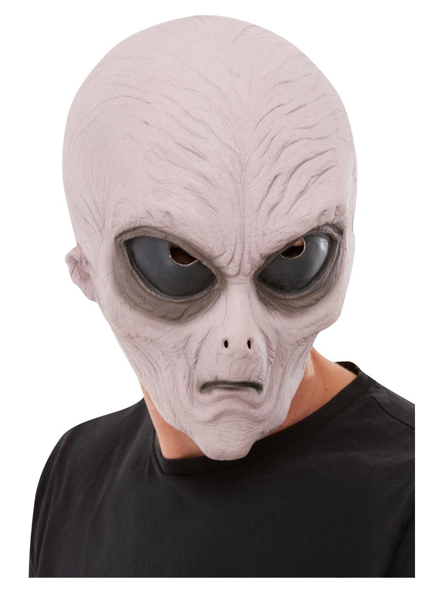 Click to view product details and reviews for Smiffys Alien Latex Mask Purple Fancy Dress.