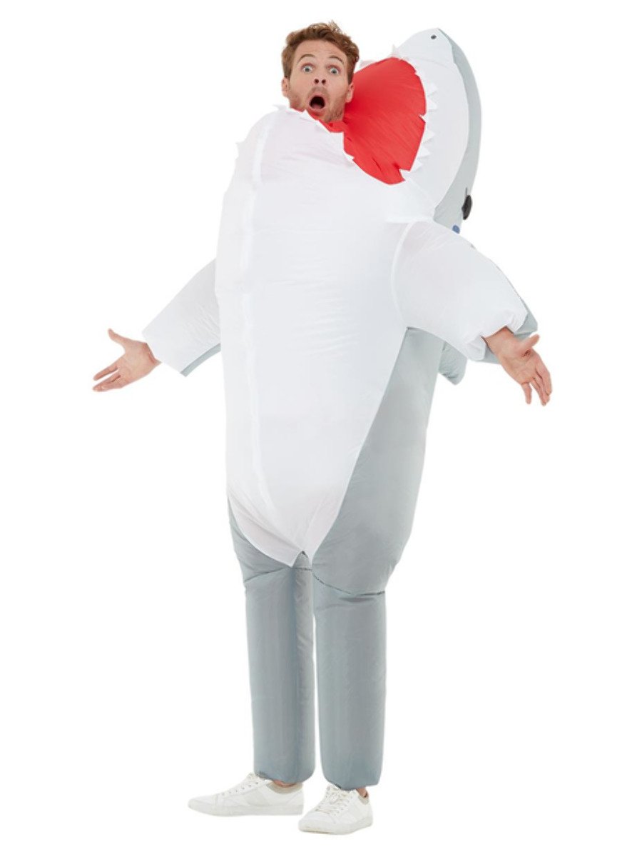 Smiffys Inflatable Shark Attack Costume Fancy Dress