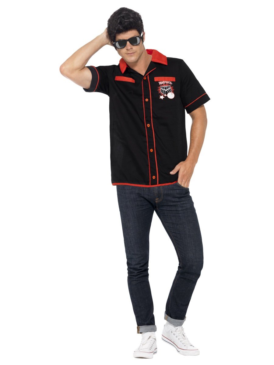 Click to view product details and reviews for Smiffys 50s Bowling Shirt Fancy Dress Medium Chest 38 40.