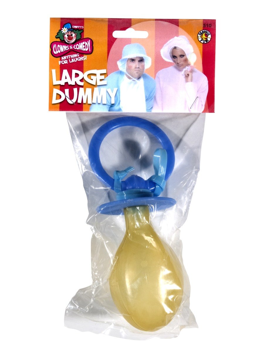 Click to view product details and reviews for Smiffys Large Dummy Soother Assorted Pink Or Baby Blue Fancy Dress.