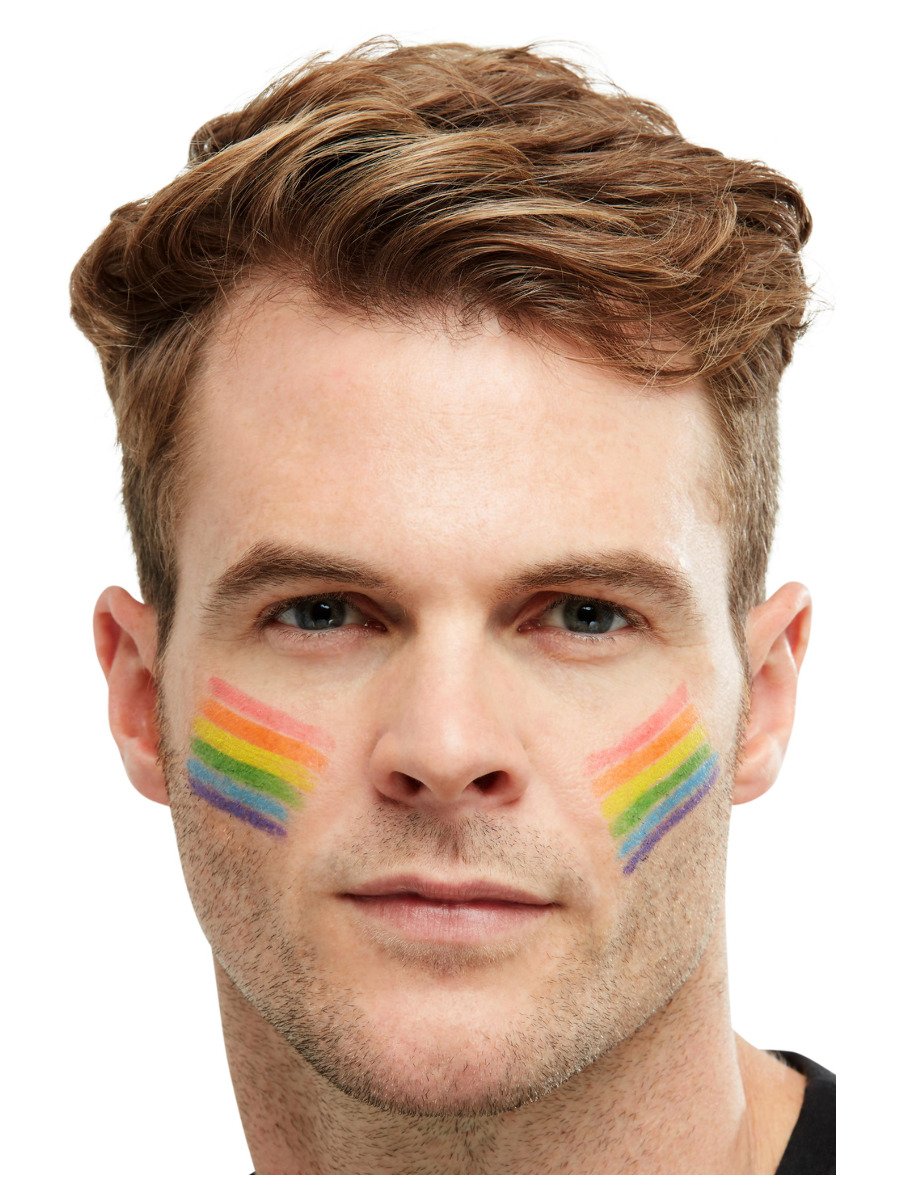 Click to view product details and reviews for Smiffys Smiffys Make Up Fx Rainbow Grease Paint Stick Fancy Dress.
