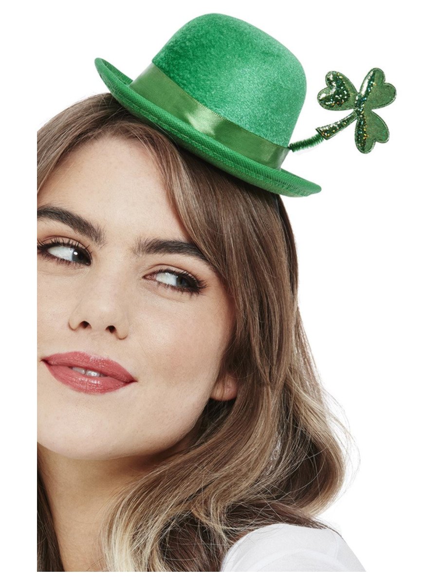 Click to view product details and reviews for Smiffys Deluxe Paddys Day Mini Bowler Hat Fancy Dress.