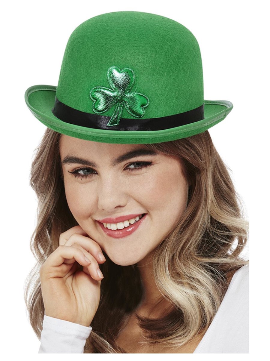 Click to view product details and reviews for Smiffys Paddys Day Bowler Hat Fancy Dress.
