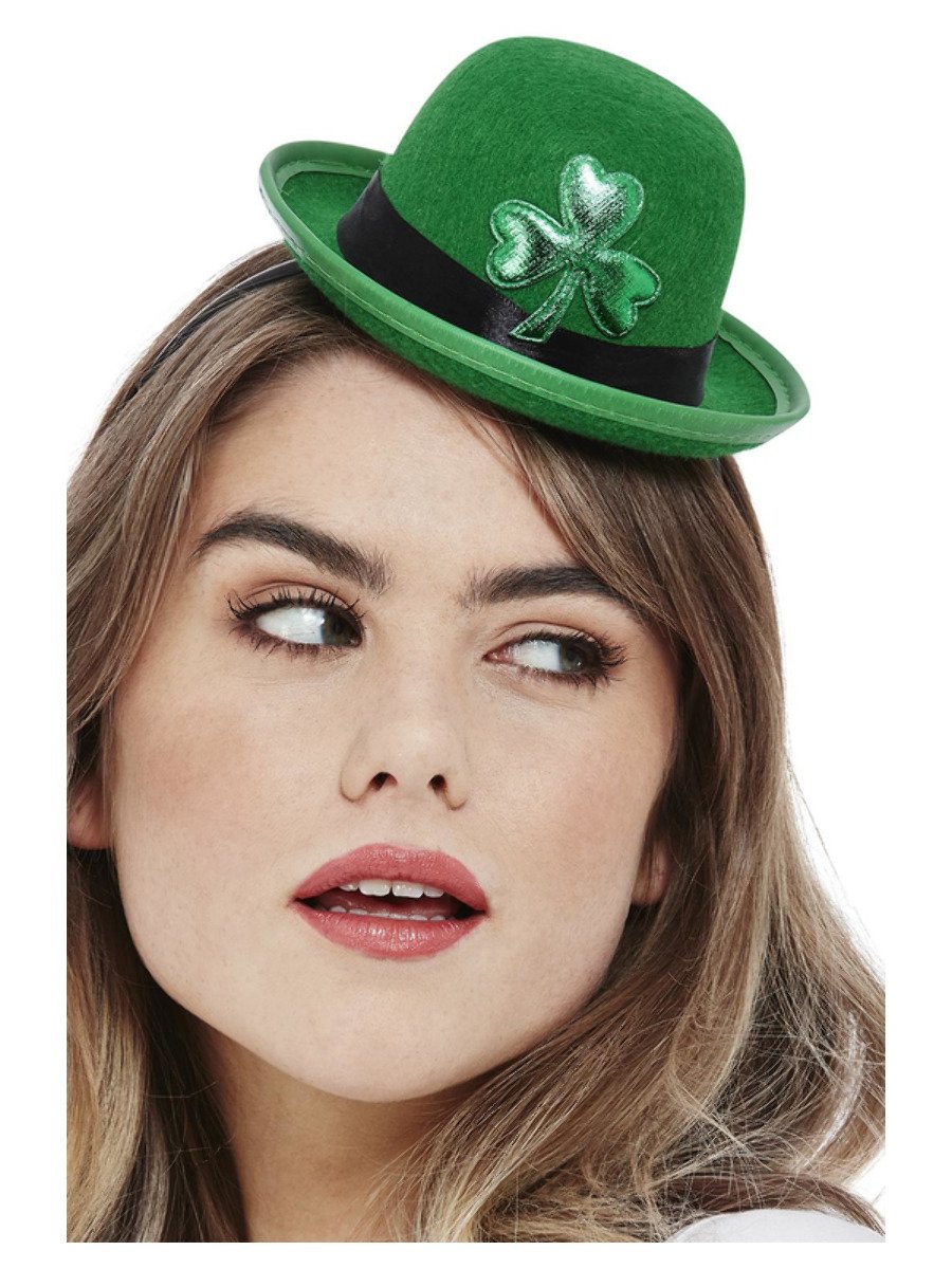 Click to view product details and reviews for Smiffys Paddys Day Mini Bowler Hat Fancy Dress.