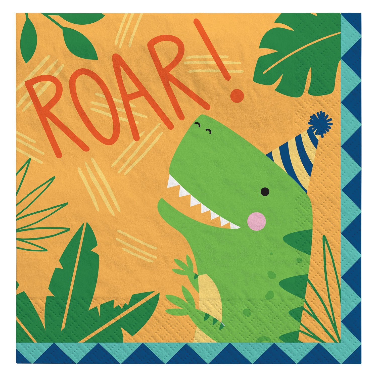 Click to view product details and reviews for Dinosaur Party Paper Napkins 33cm.