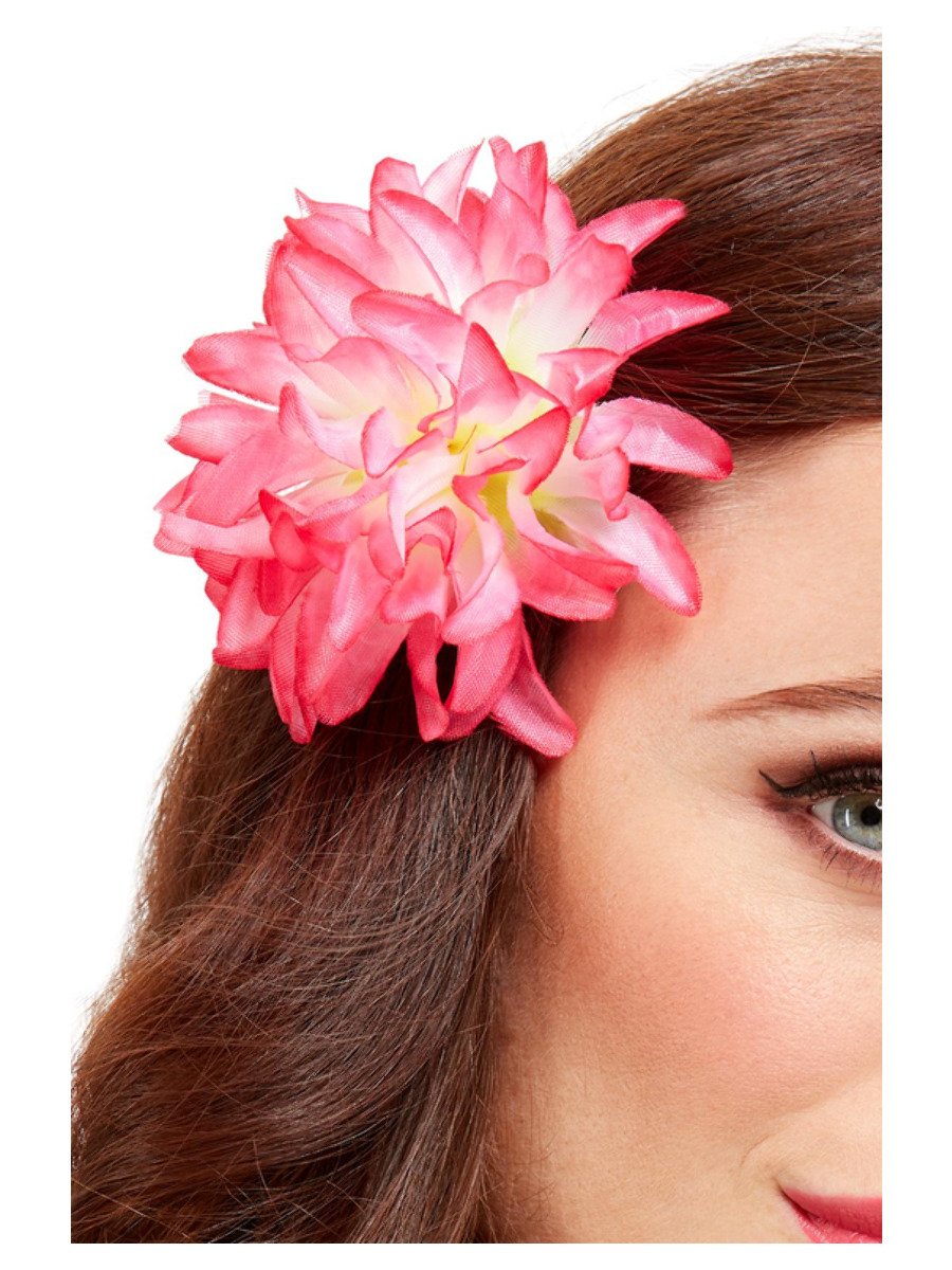 Click to view product details and reviews for Smiffys Tropical Hawaiian Flower Hair Clip Fancy Dress.