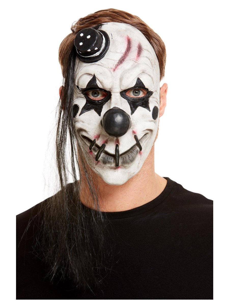 Smiffys Scary Clown Latex Mask Fancy Dress