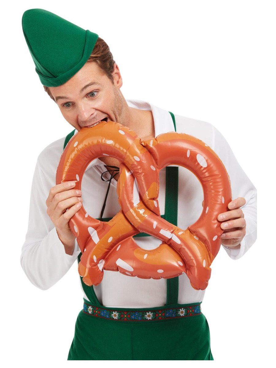 Smiffys Oktoberfest Inflatable Pretzel Brown Fancy Dress