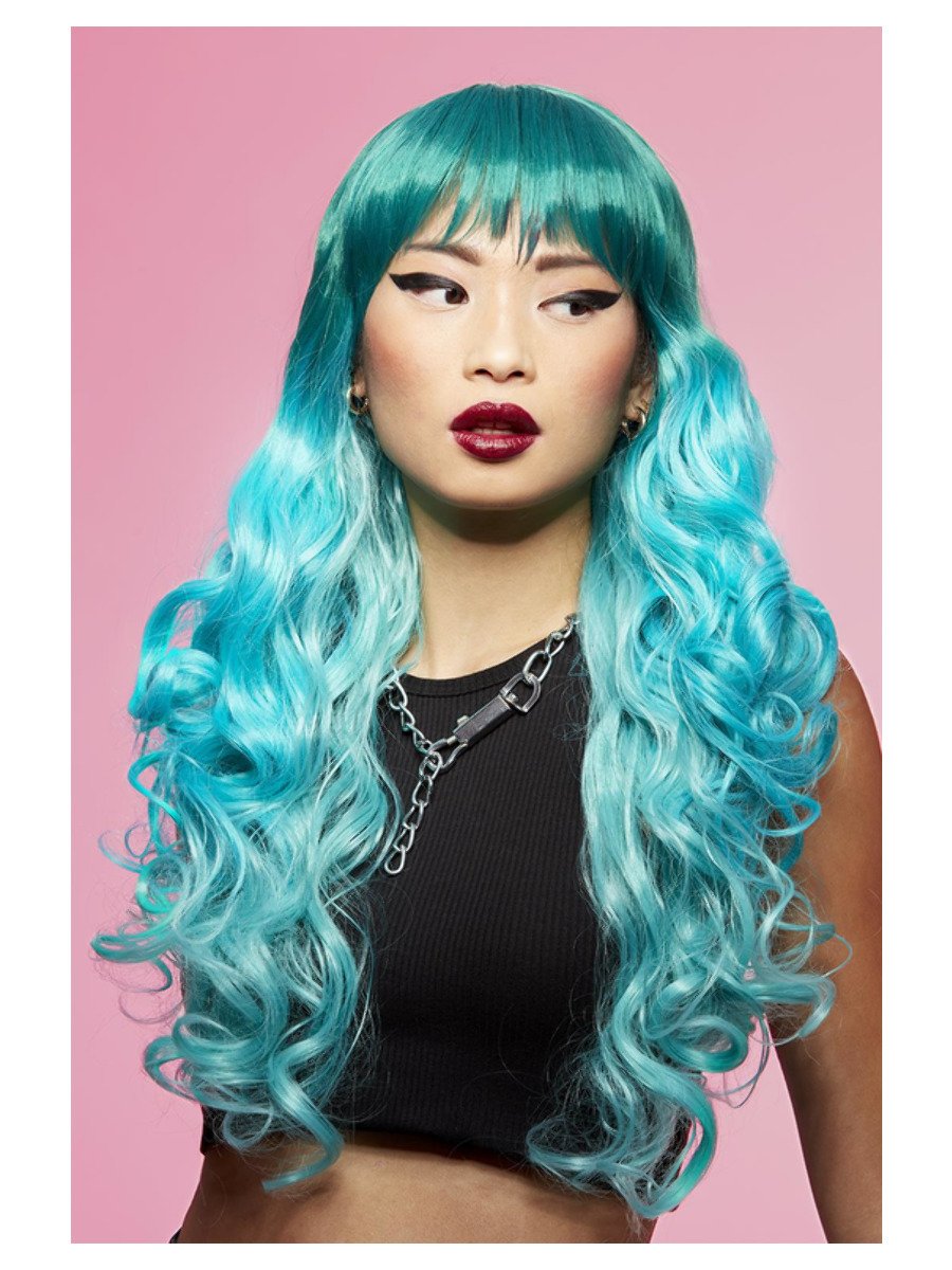 Click to view product details and reviews for Smiffys Manic Panic® Mermaid Ombre Siren Wig Fancy Dress.