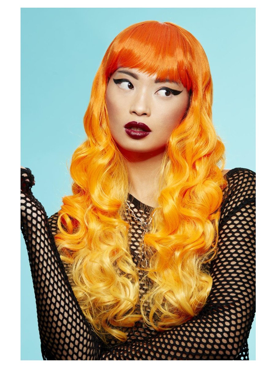 Click to view product details and reviews for Smiffys Manic Panic® Psychedelic Sunrise Siren Wig Fancy Dress.