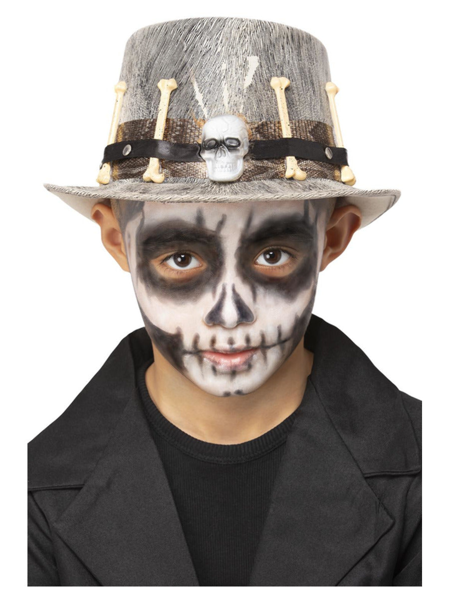 Click to view product details and reviews for Kids Grey Voodoo Distressed Top Hat.