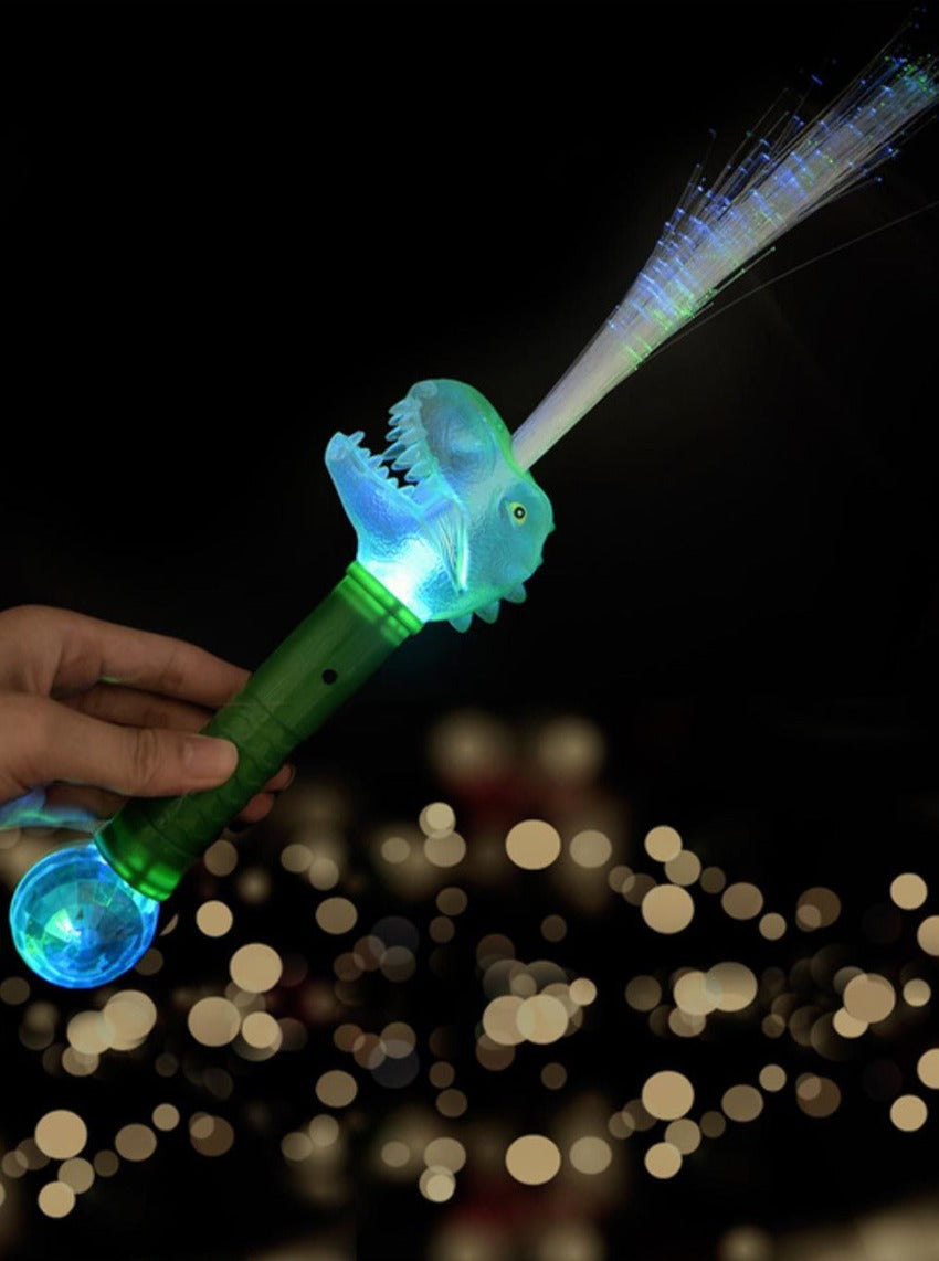 Click to view product details and reviews for Led Light Up Glow Dinosaur Fibre Optic Wand.