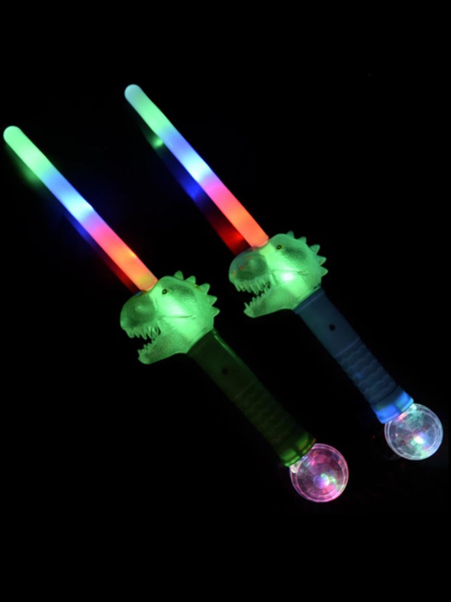 Click to view product details and reviews for Led Light Up Dinosaur Wand.