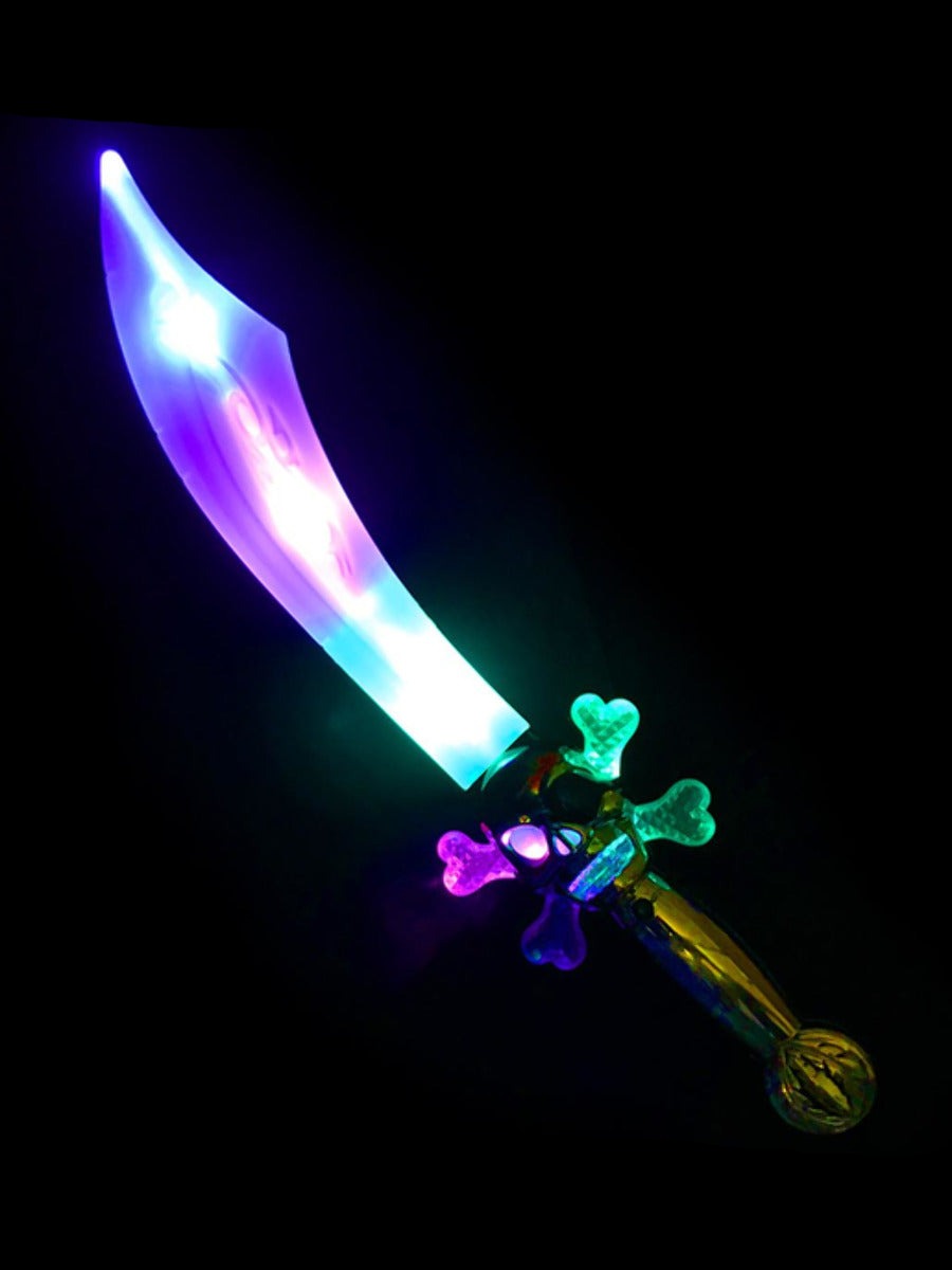 Click to view product details and reviews for Led Light Up Curved Pirate Sword.
