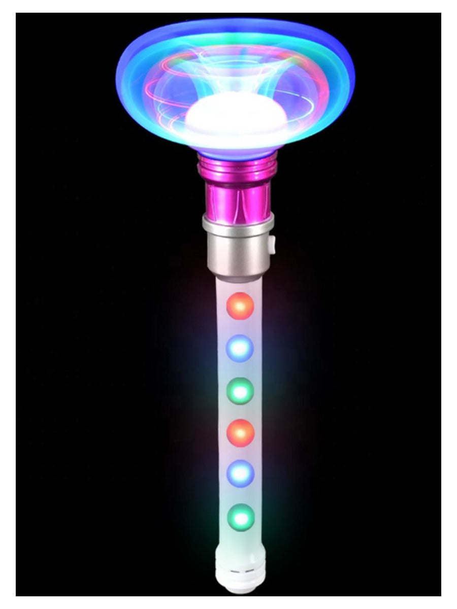 Led Light Up Colour Changing Magic Spinning Wand