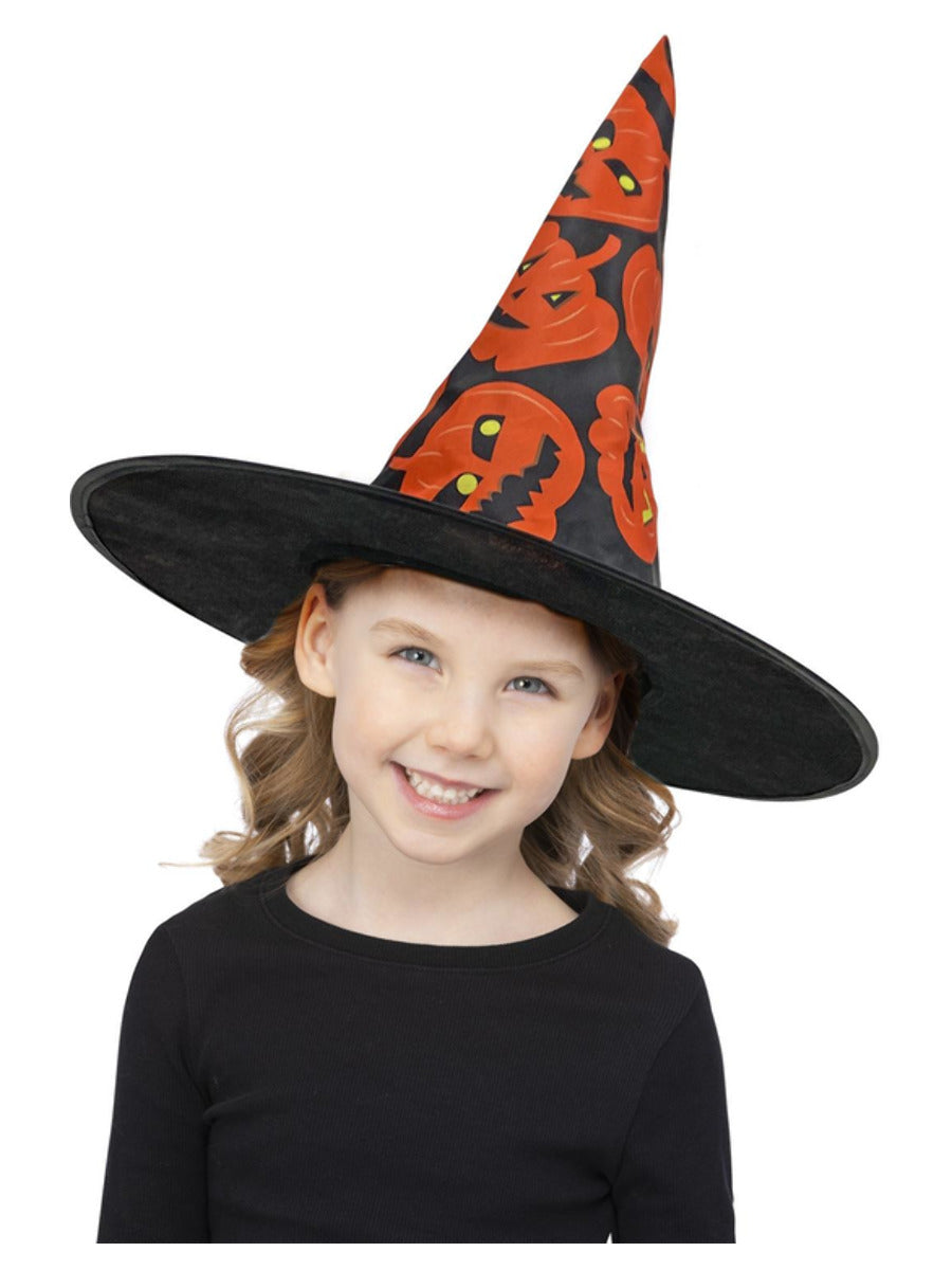 Click to view product details and reviews for Kids Pumpkin Witch Hat.