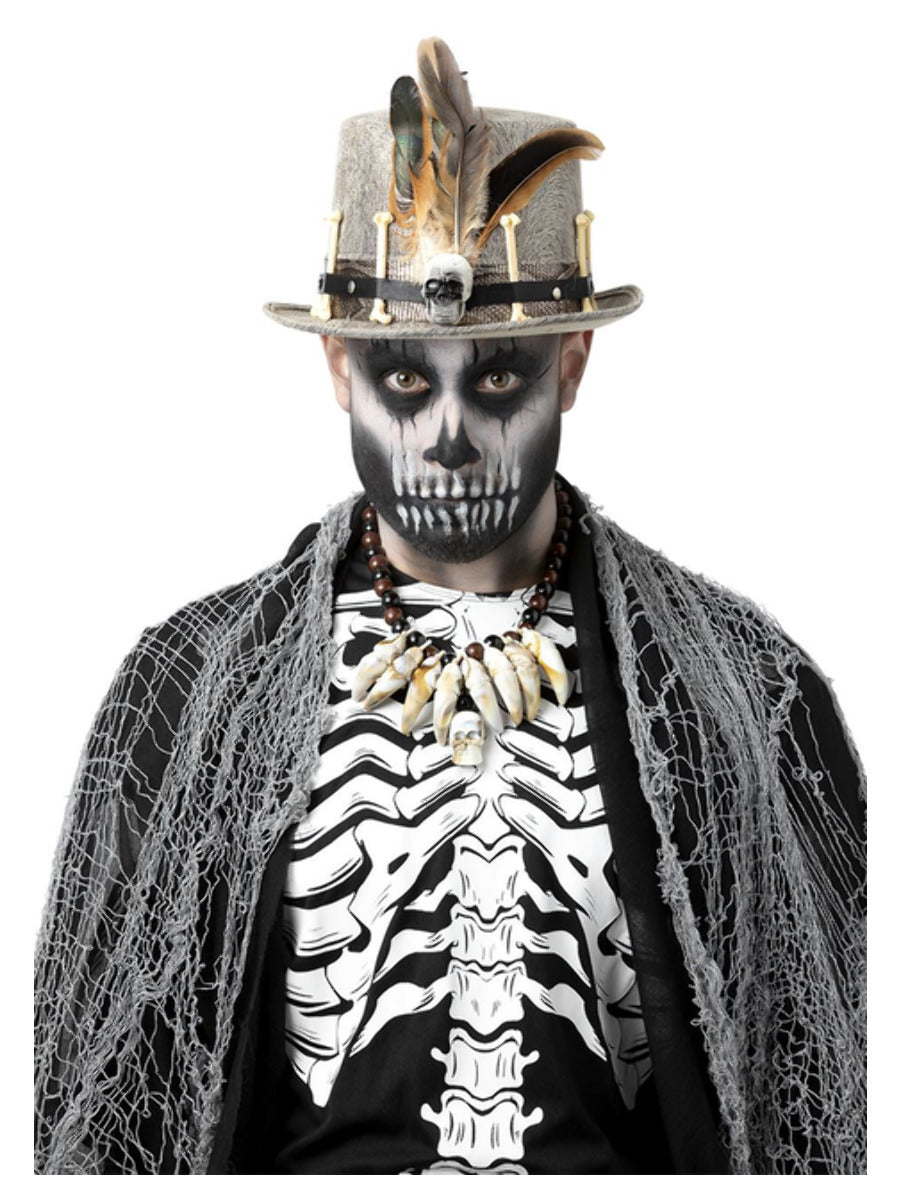 Click to view product details and reviews for Voodoo Distressed Grey Top Hat.