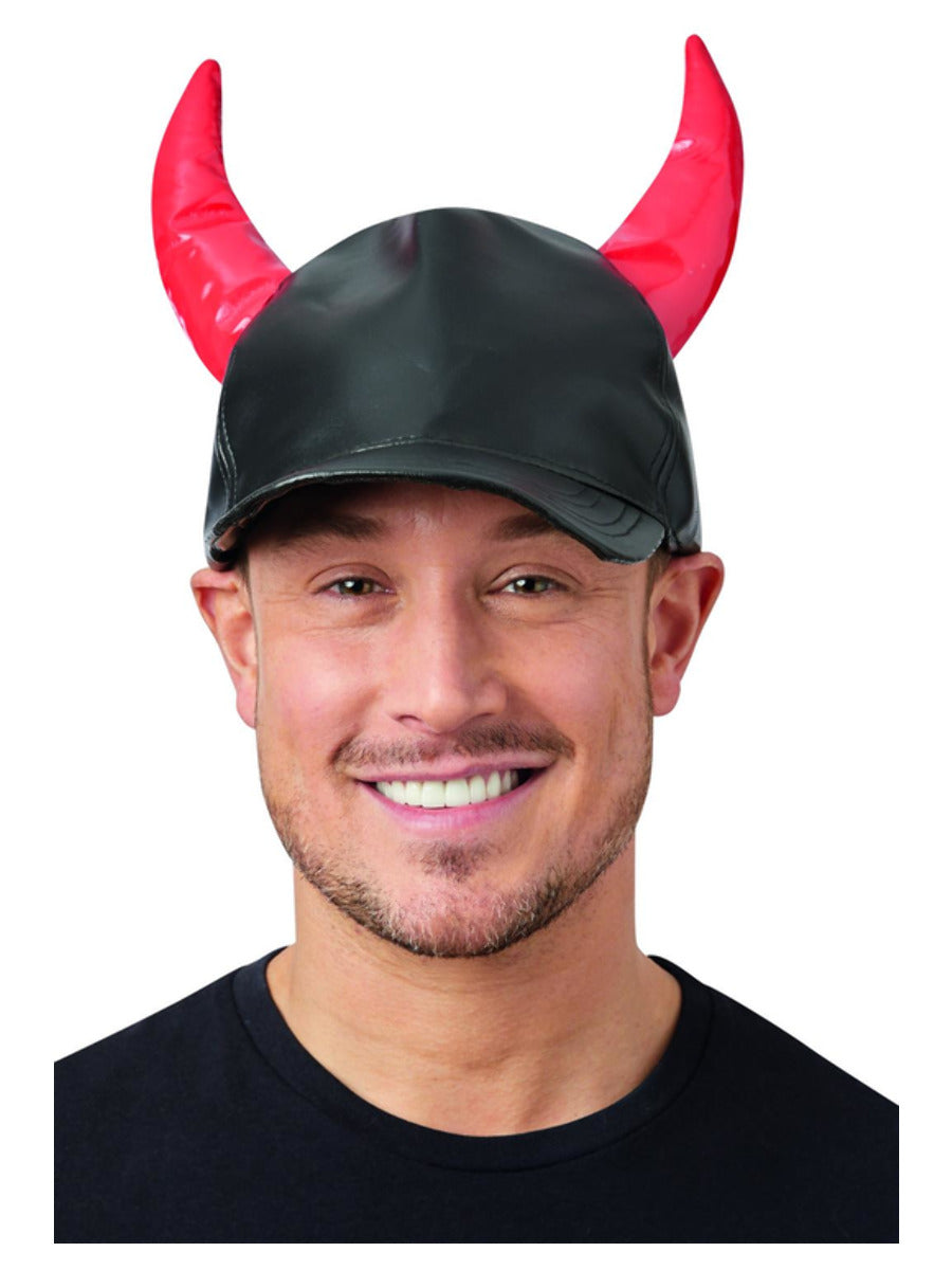 Click to view product details and reviews for Devil Cap With Horns.